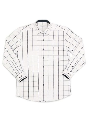 Picnic Plaid White Shirt (fss18078)