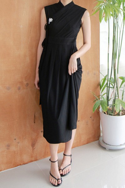 Hanbok Dress (black) (d02-non)