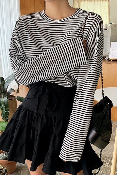 Mold Striped Tee Shirt