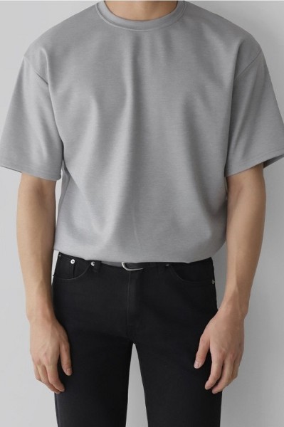 Net Cotton Short Sleeve Tee Shirt
