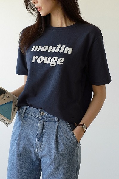 Moulin Rouge Mini Cotton Short Sleeve Tee Shirt