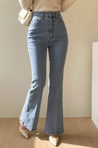 For Pretty Fit Boot Cut Denim Pants